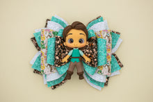 Load image into Gallery viewer, Flynn Rider 4.5 inch Signature Clay Bow
