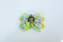 Load image into Gallery viewer, OOAK Mermaid Princesses: 14 Princess Designs 4 inch Vintage Scallop Clay Bow
