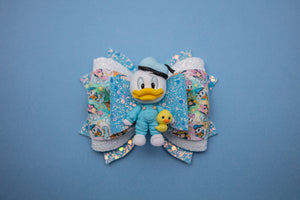 Baby Boy Duck 4 inch Phoebe Clay Bow