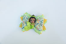 Load image into Gallery viewer, OOAK Mermaid Princesses: 14 Princess Designs 4 inch Vintage Scallop Clay Bow
