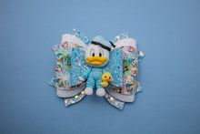 Load image into Gallery viewer, Baby Boy Duck 4 inch Phoebe Clay Bow
