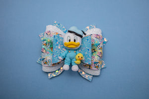 Baby Boy Duck 4 inch Phoebe Clay Bow