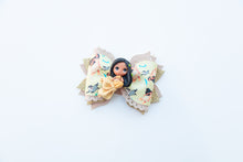 Load image into Gallery viewer, OOAK Mermaid Princesses: 14 Princess Designs 4 inch Vintage Scallop Clay Bow
