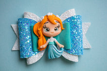 Load image into Gallery viewer, Thumbelina Girl 4.5 inch Maria Clay Bow
