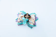 Load image into Gallery viewer, OOAK Mermaid Princesses: 14 Princess Designs 4 inch Vintage Scallop Clay Bow
