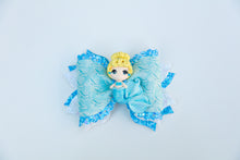 Load image into Gallery viewer, OOAK Mermaid Princesses: 14 Princess Designs 4 inch Vintage Scallop Clay Bow
