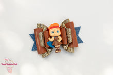 Load image into Gallery viewer, OOAK Greek Prince 4.5 inch Layered Bow
